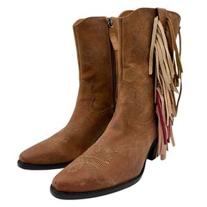 Dingo Fringe Benefits Cowboy Boots